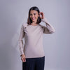 Blusa con botones en hombros