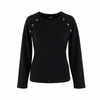 Blusa con botones en hombros