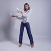 Blusa con tiras anchas