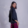 Blusa con cuello camisero