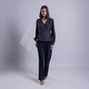 Blusa con corte cruzado
