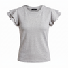 Blusa manga corta en capas.