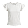 Blusa manga corta en capas.
