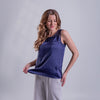 Blusa sin mangas con encaje