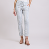 Pantalón con cintura ajustable de rayas