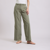 Pantalón verde recto sastre
