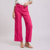 Pantalón sastre recto fucsia
