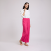 Pantalón sastre recto fucsia