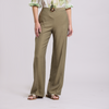 Pantalón verde oliva cinturón aro