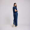 Pantalón wide leg con bolsas
