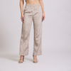 Pantalón de cintura elástica microplisado
