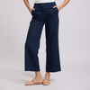 Pantalón azul marino de lino
