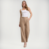Pantalón sastre beige