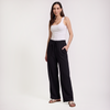 Pantalón cintura elástica bolsas laterales