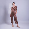 Pantalón jogger satinado