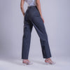 Pantalón de cuadros con corte recto