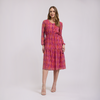 Vestido midi bugambilia