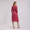 Vestido midi bugambilia