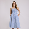 Vestido a rayas sin mangas