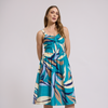 Vestido midi escote corazón