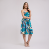Vestido midi escote corazón