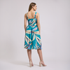 Vestido midi escote corazón