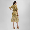 Vestido estampado cálido