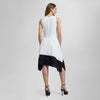 Vestido midi asimétrico