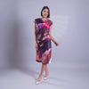 Vestido con estampado cálido