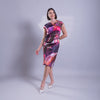 Vestido con estampado cálido