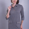 Vestido con estampado geométrico
