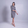 Vestido con estampado geométrico