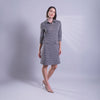 Vestido con estampado geométrico