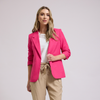Blazer con mangas fruncidas