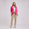 Blazer con mangas fruncidas