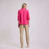 Blazer con mangas fruncidas