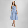 Vestido a rayas sin mangas