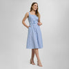Vestido a rayas sin mangas