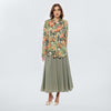 Camisa Oversize floreada