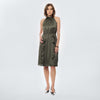 Vestido con drapeado