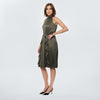 Vestido con drapeado