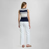 Top con cuello redondo Knit