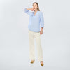 Blusa con flores bordadas