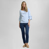 Blusa de rayas manga tres cuartos