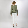 Blusa holgada satinada