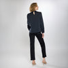 Blusa con pliegue