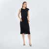 Vestido midi satinado