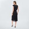 Vestido midi satinado