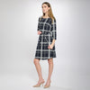 Vestido midi con cinturon