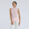 Blusa palo de rosa sin manga